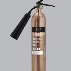 Contempo 2kg CO2 Brushed Antique Copper Fire Extinguisher