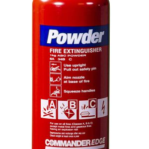 CommanderEDGE 1kg ABC Dry Powder Fire Extinguisher