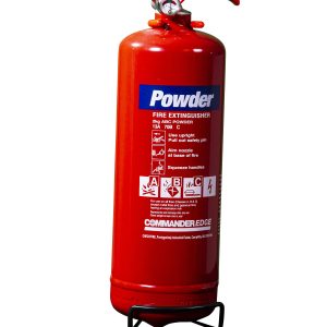 CommanderEDGE 2kg ABC Dry Powder Fire Extinguisher