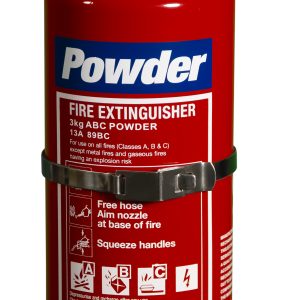 Commander 3kg ABC Dry Powder Fire Extinguisher