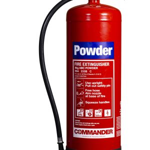 Commander 9kg ABC Dry Powder Fire Extinguisher