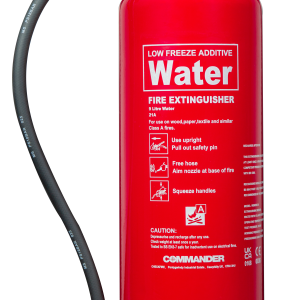 Commander 9ltr Water Pre-Filled Low Freeze Additive Fire Extinguisher